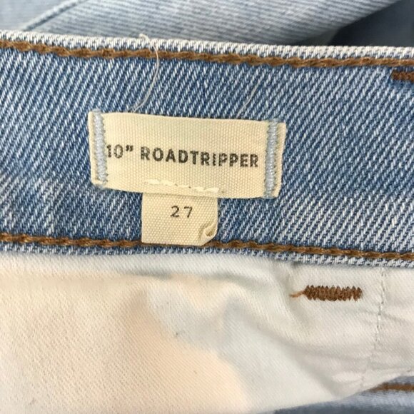 Madewell 10" Roadtripper High Rise 5 Pocket Zip Up Jeans Size 27 - Picture 9 of 10